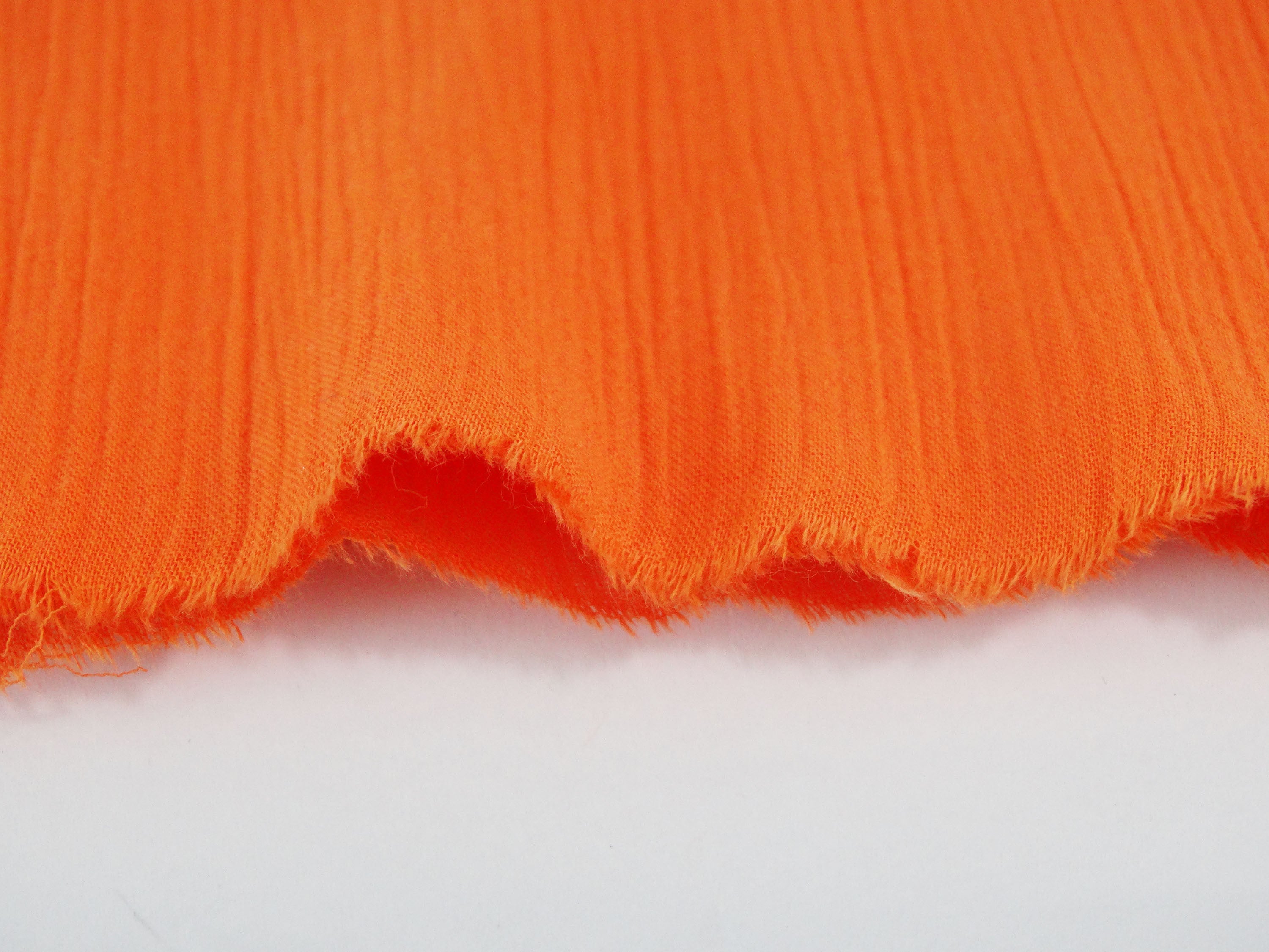Crépon coton - Orange (Coupon)
