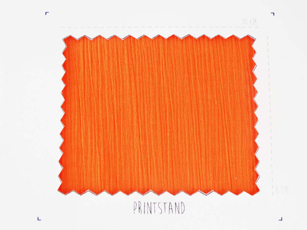 Crépon coton - Orange (Coupon)
