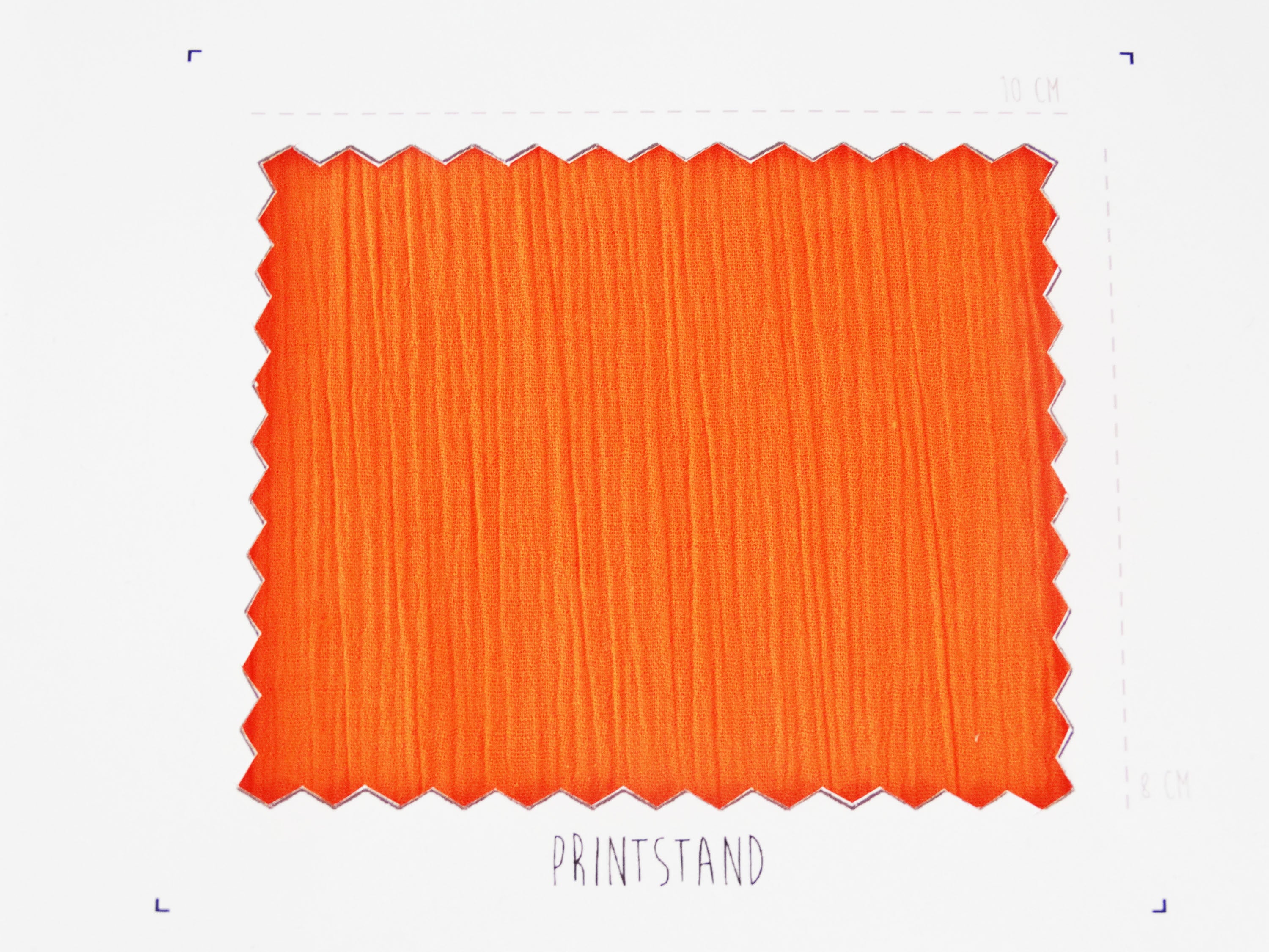Crépon coton - Orange (Coupon)