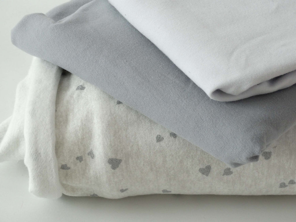 Capsule Mini Me - Molleton gratté - Uni gris perle