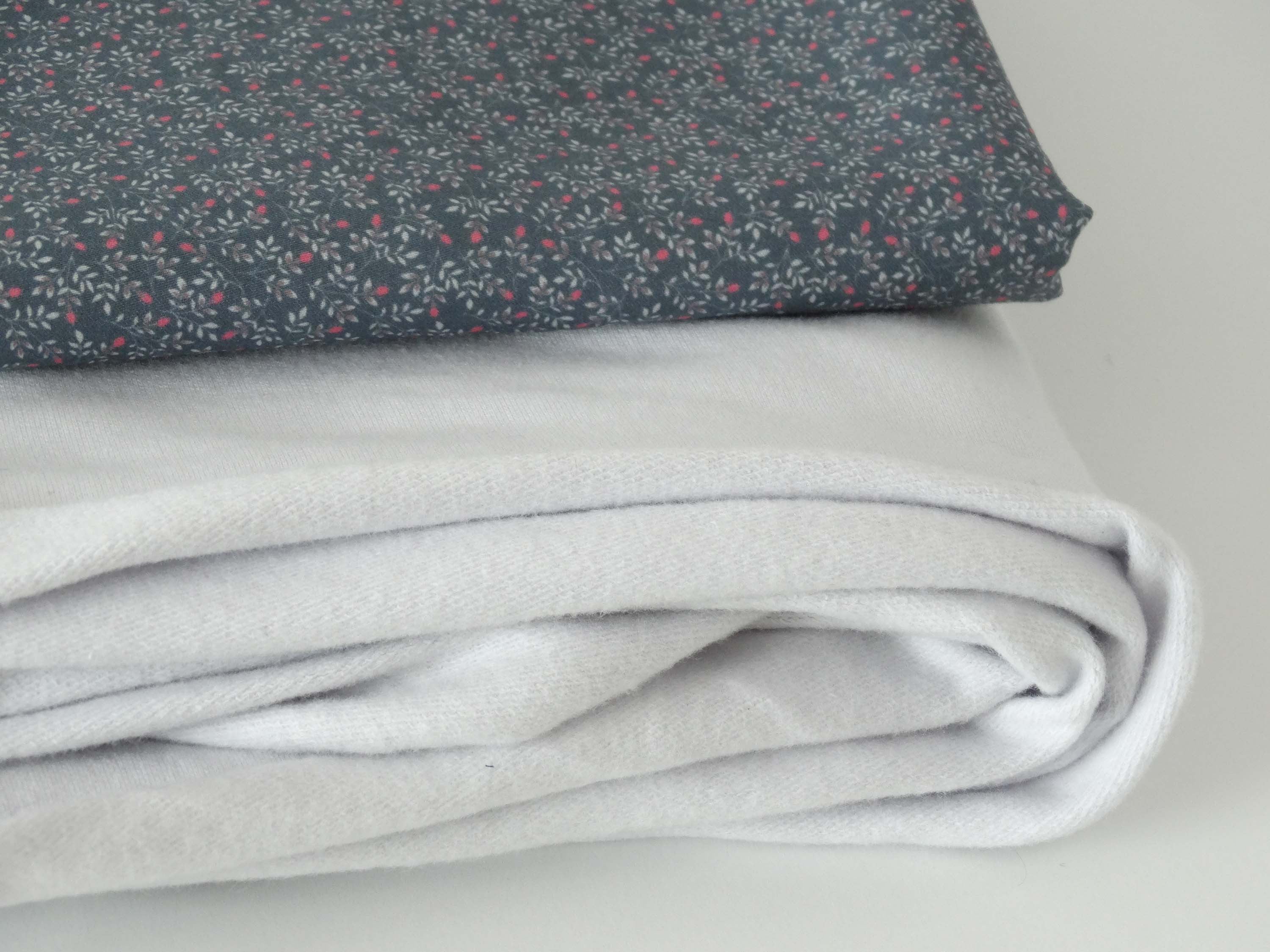 Capsule Mini Me - Molleton gratté - Uni gris perle