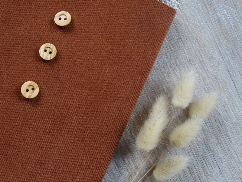 Fine velvet - Plain - Caramel