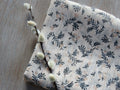 Voile lurex or - Imprimé Marais - Ivoire Nude et Noir (Coupons)