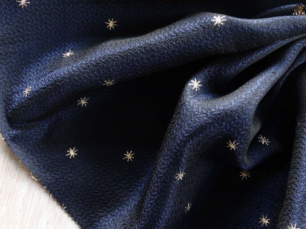 Jacquard - Constellation - Marine et Or (Coupons)