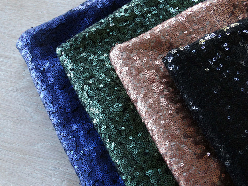 Sequins - Noir - Uni brillant - Coupon