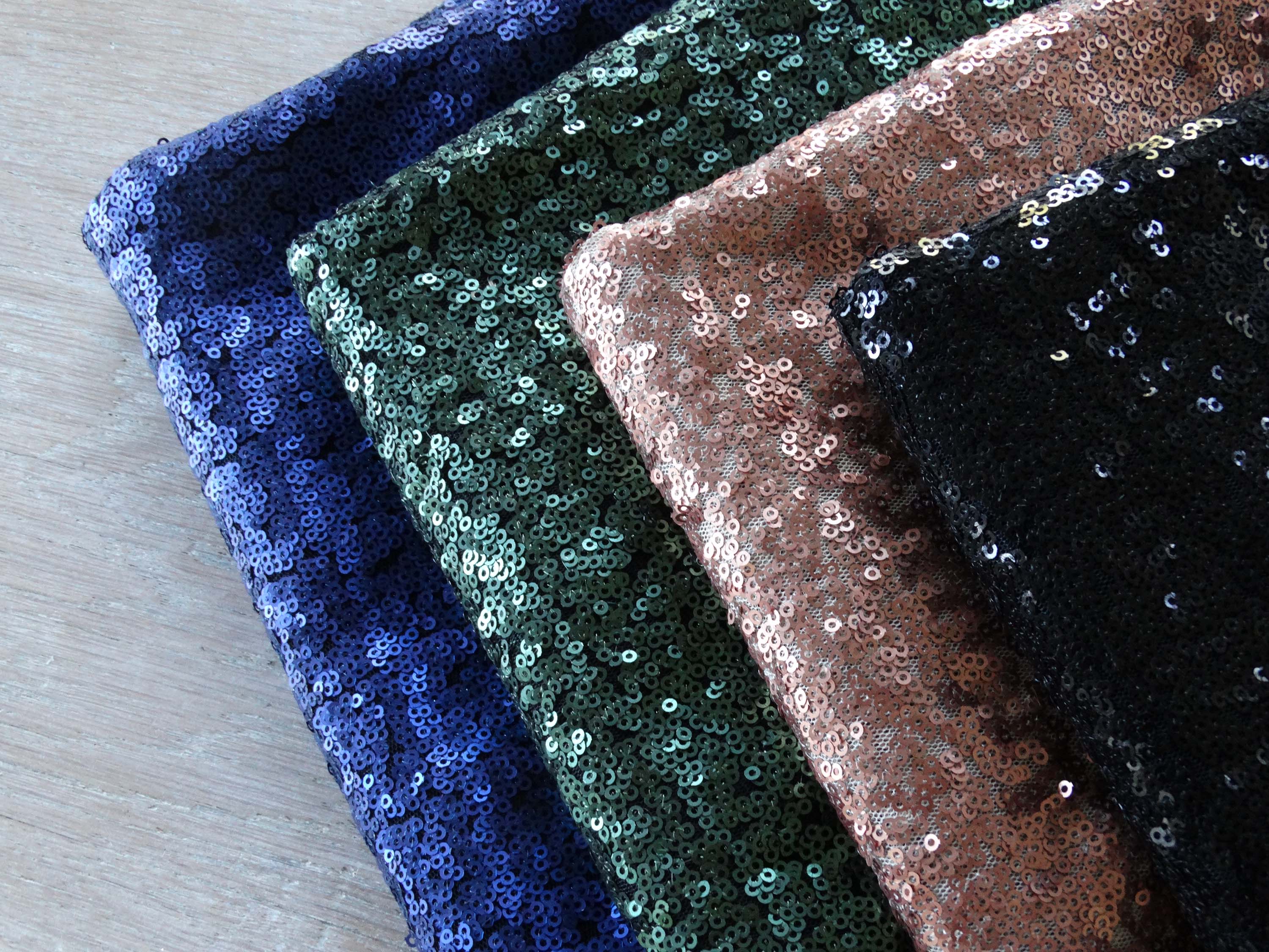 Sequins - Noir - Uni brillant - Coupon