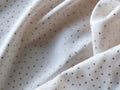 Viscose Twill - Mini Gold Dots - Nude Pink (Coupon)