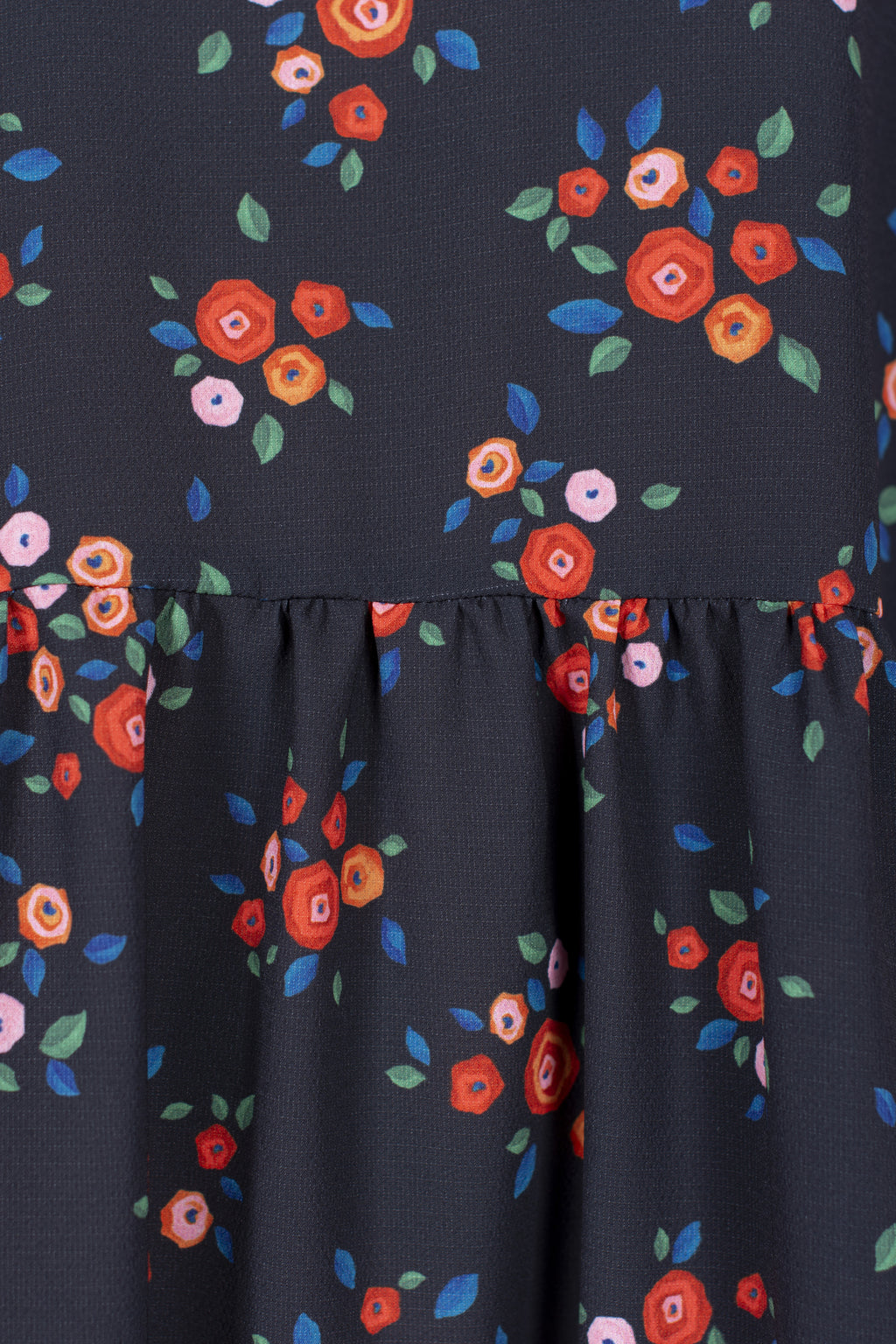Crepe fabric - Délice print - Multico (Coupon)
