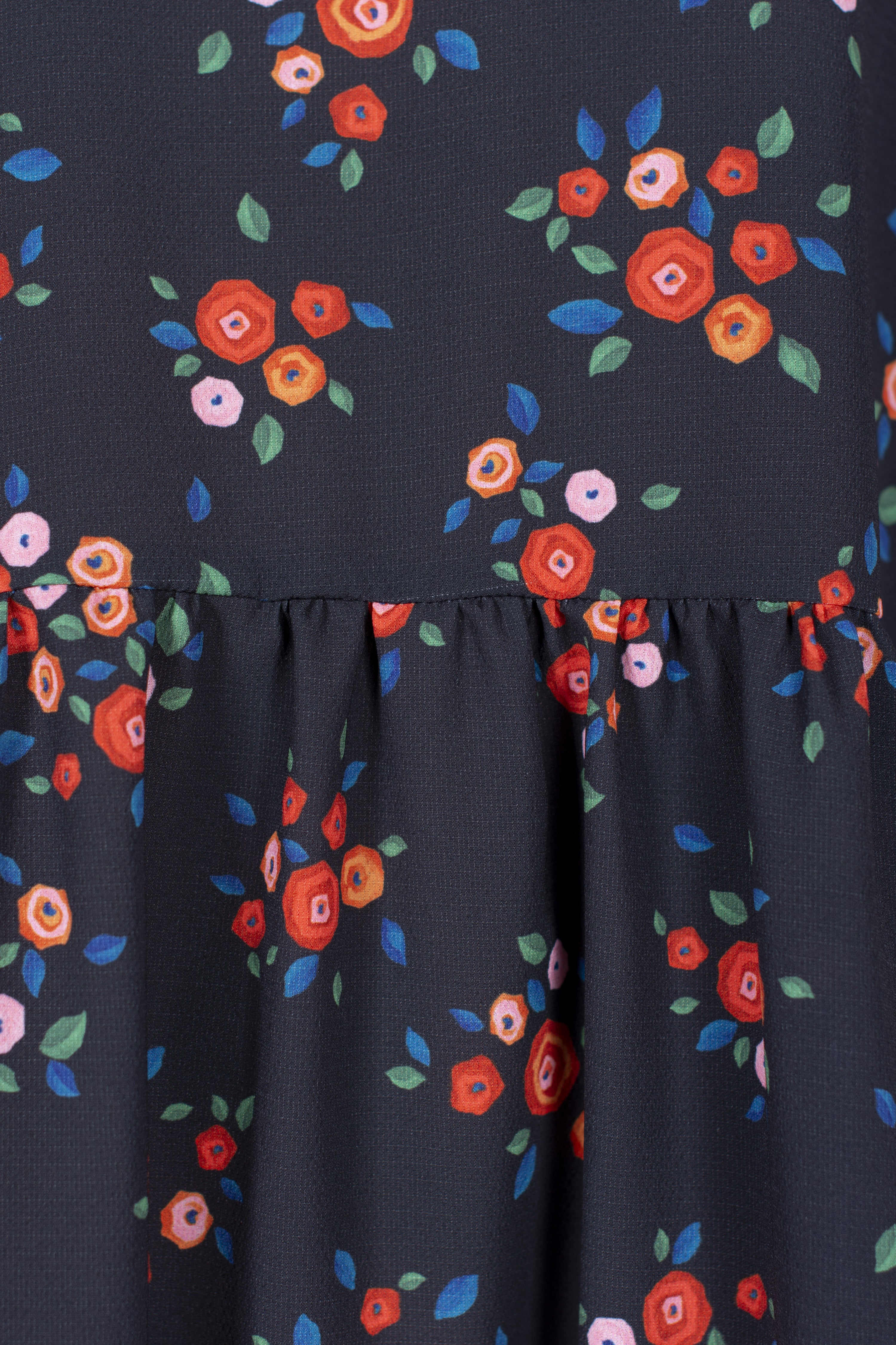 Crepe fabric - Délice print - Multico (Coupon)