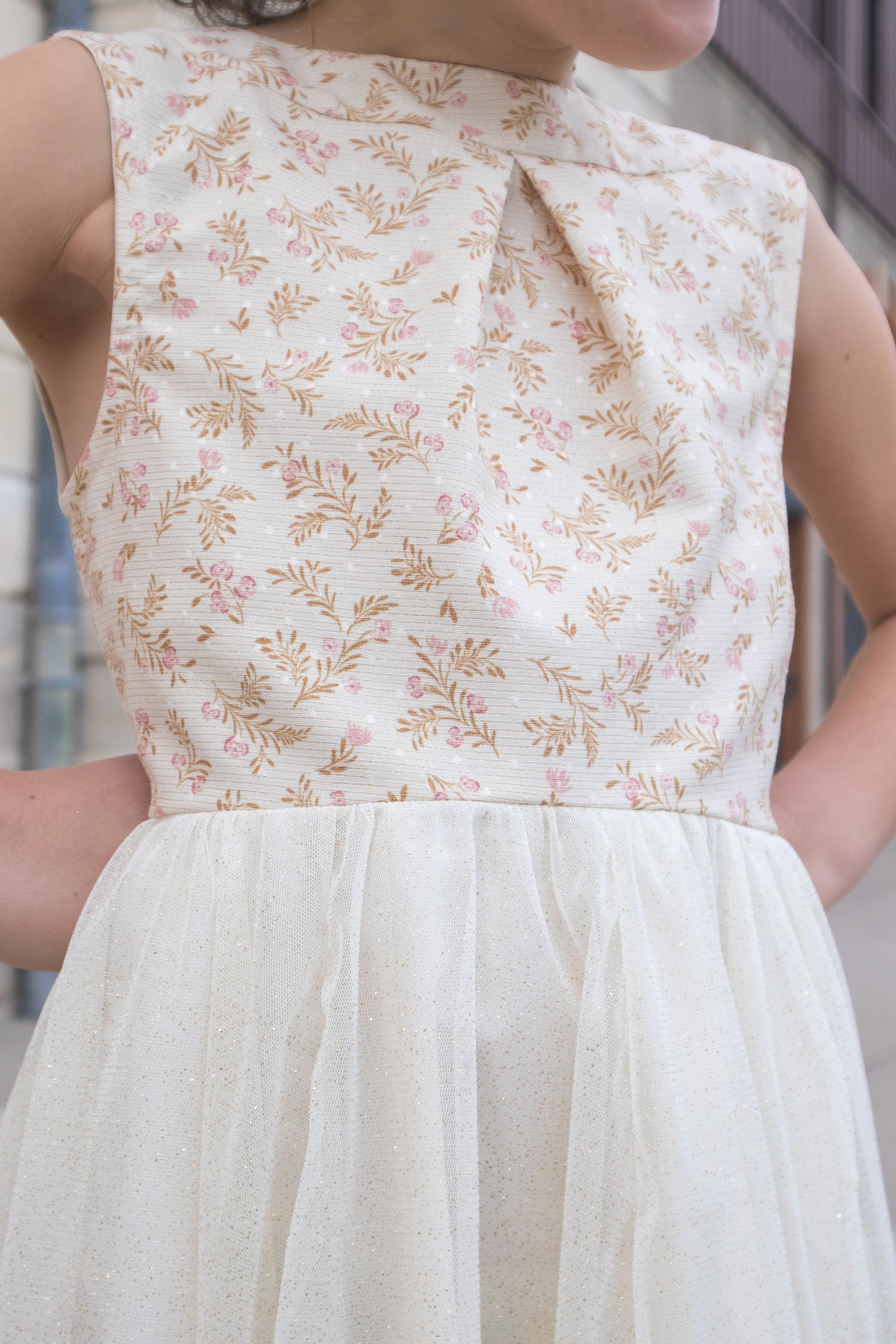 Jacquard Lurex - Imprimé Marais - Blush
