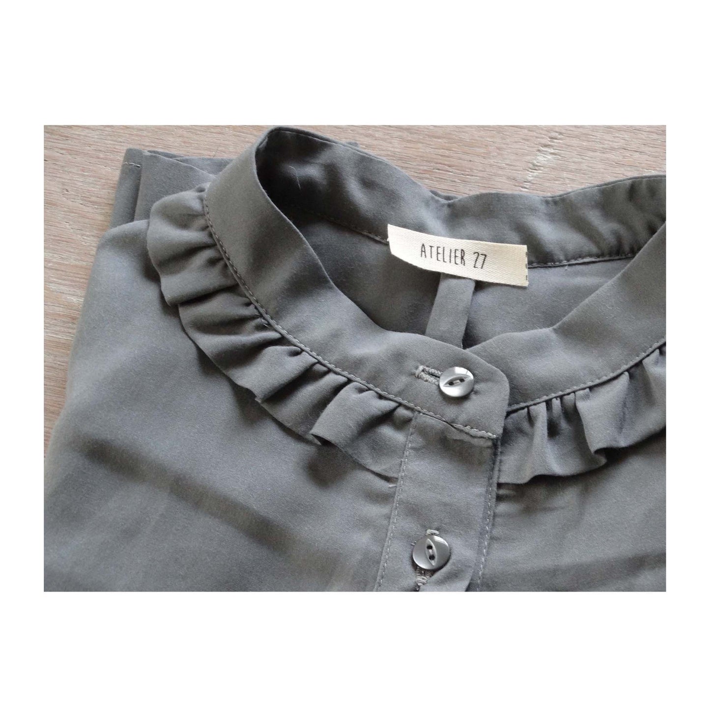 Voile viscose - Gris souris (Coupons)