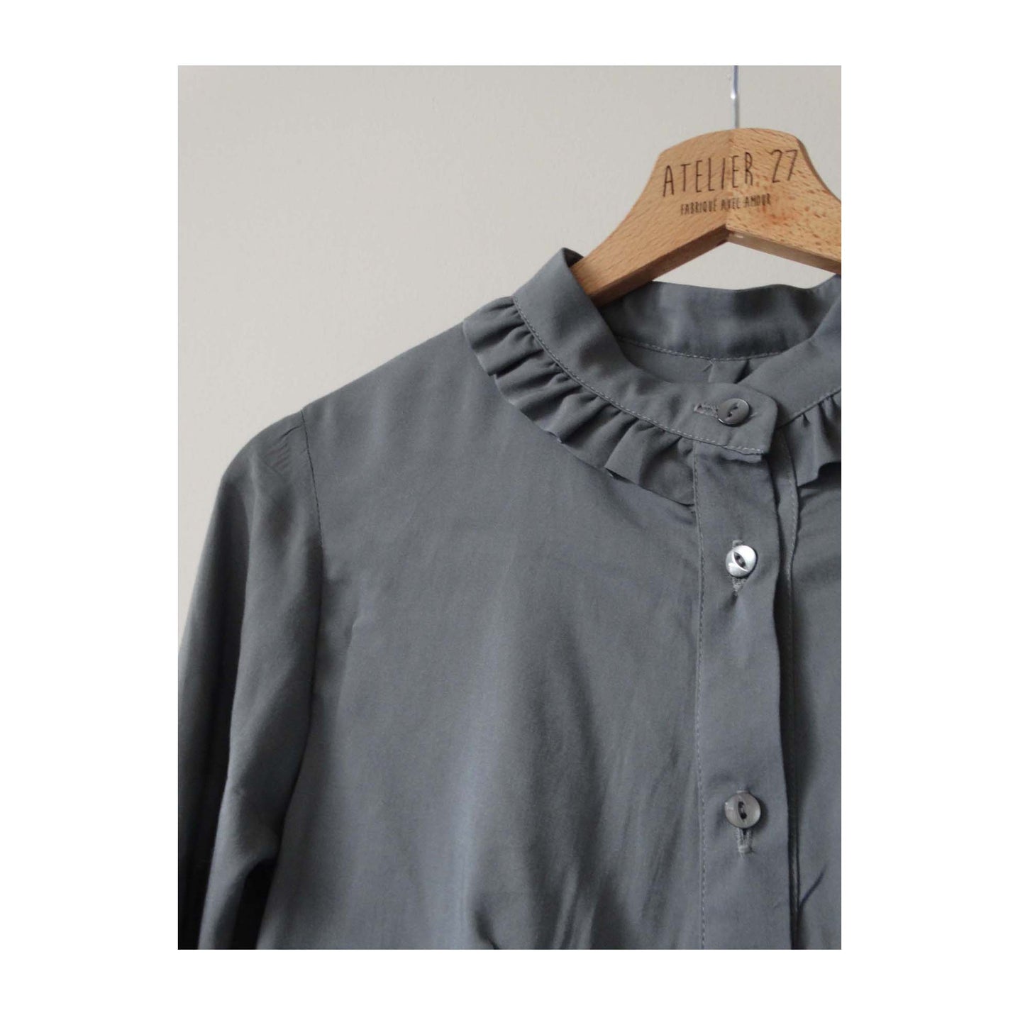 Voile viscose - Gris souris (Coupons)