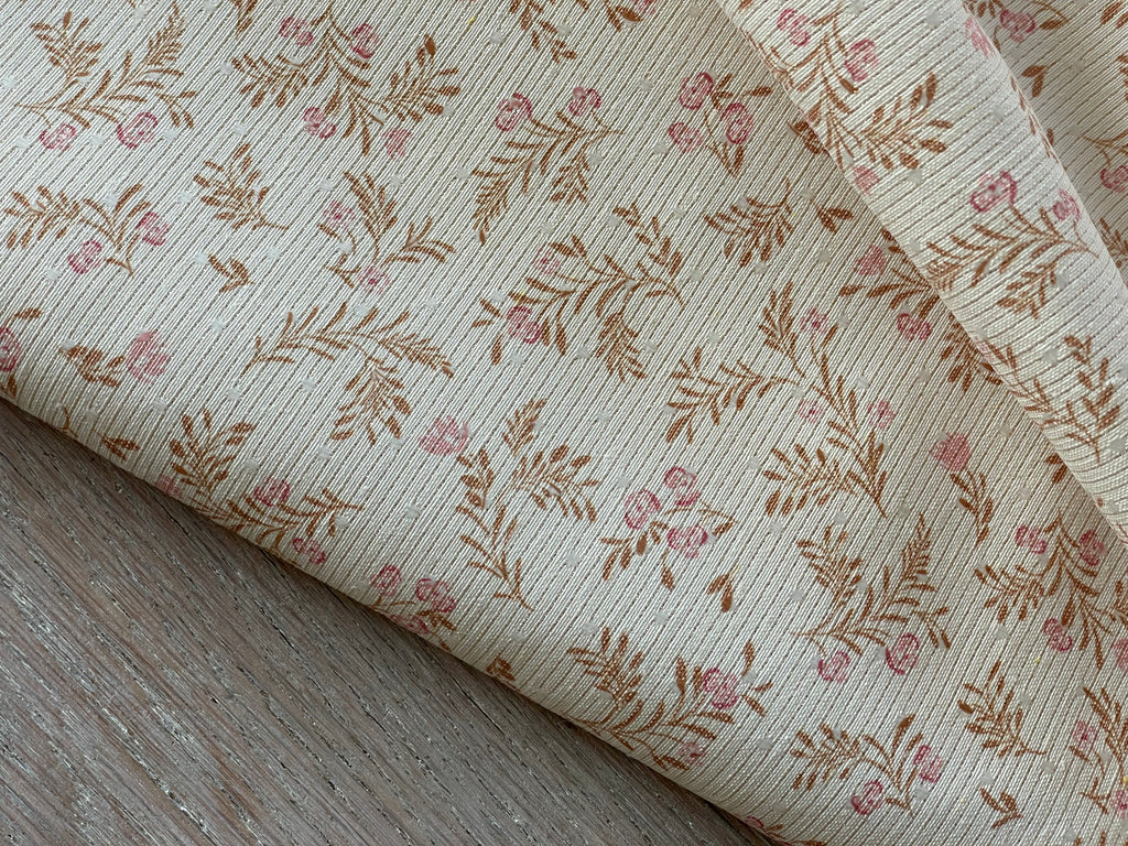 Jacquard Lurex - Imprimé Marais - Blush
