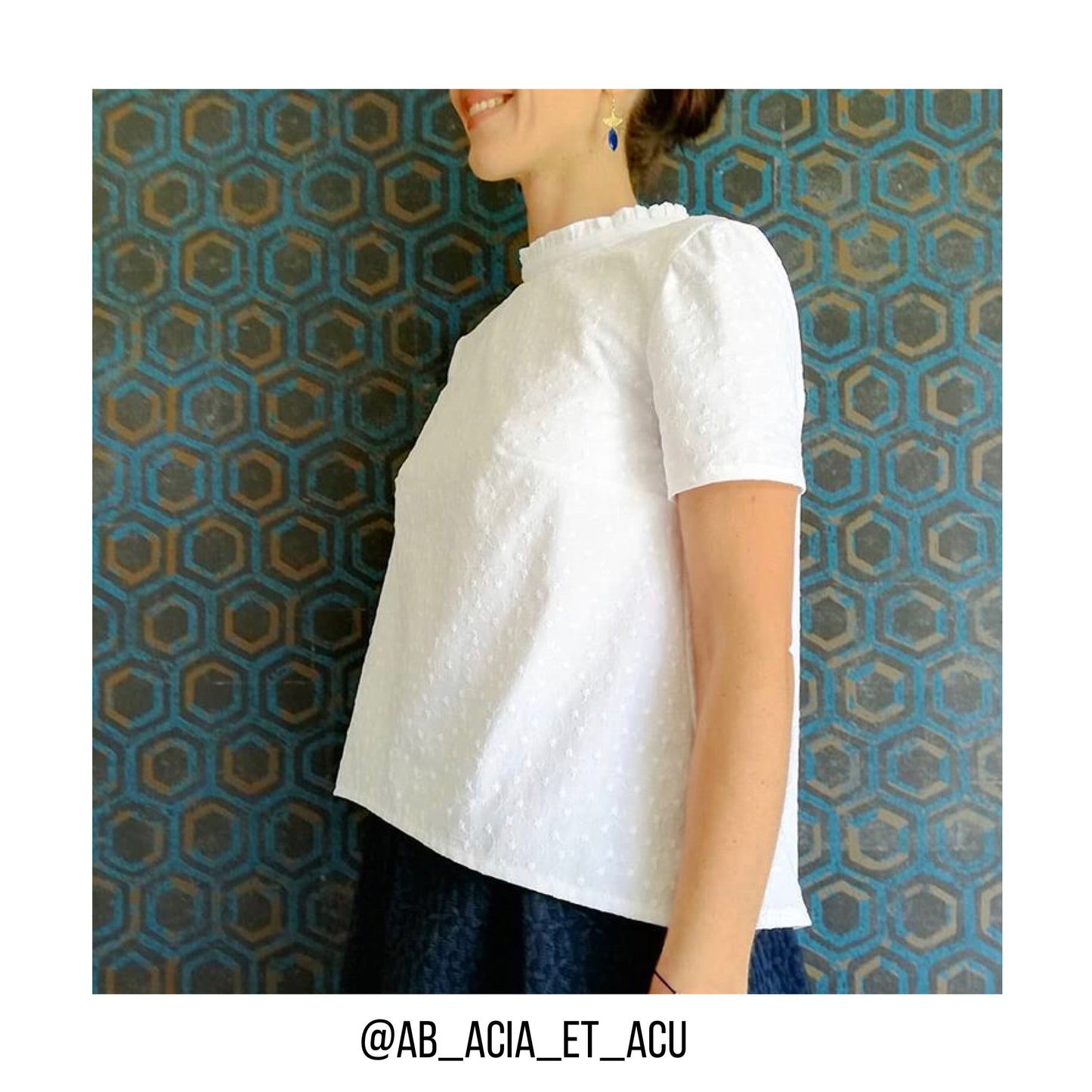 Broderie anglaise - Ajourée - Blanc (Coupon)