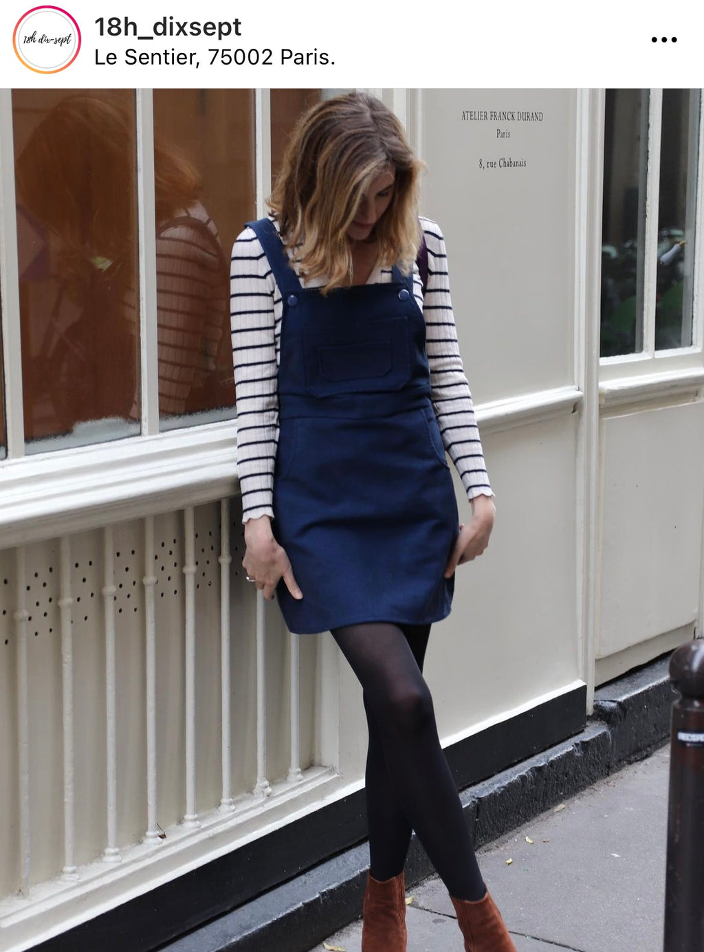 Velours grosse cote - Uni - Marine