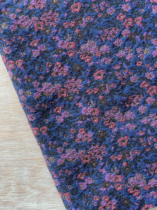 Jacquard - Azalea - Black, Blue &amp; Fushia