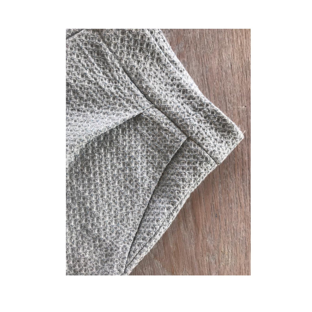 Jacquard brillant - Bleu bouilloire (Coupons)