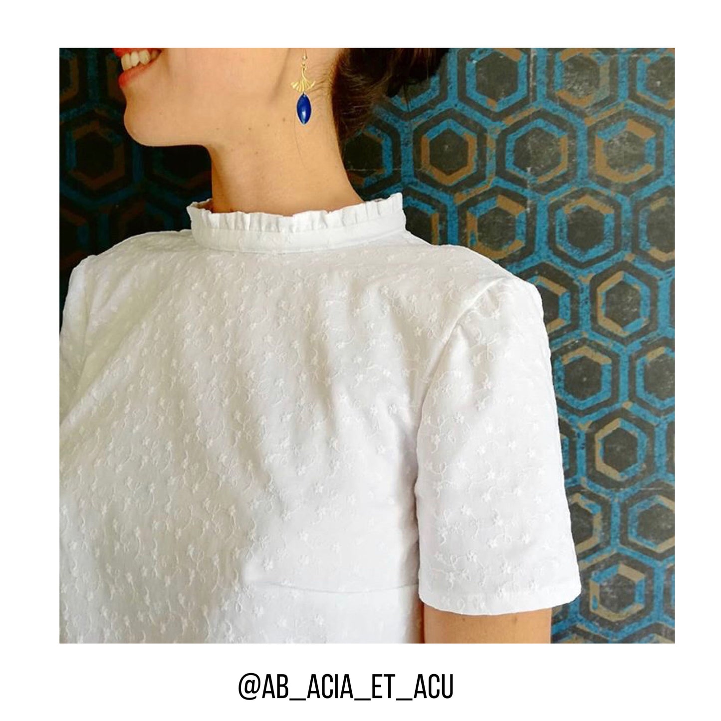 Broderie anglaise - Ajourée - Blanc (Coupon)